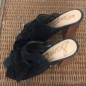 Sam Edelman mules with black bow